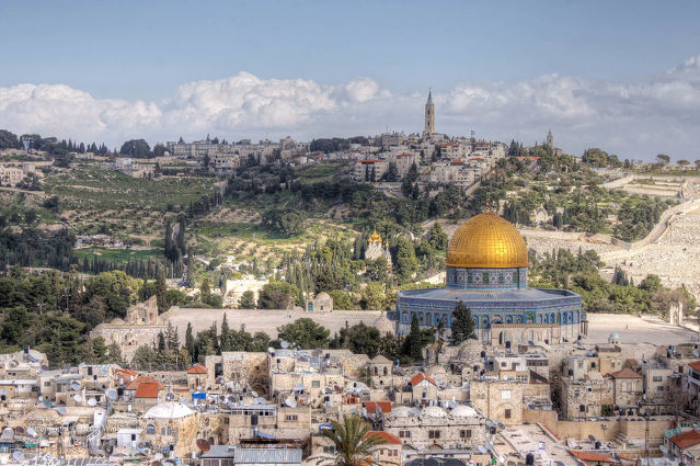 Jeruzsálem, a föld köldöke