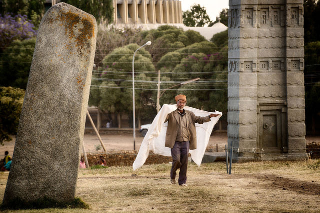 Akszúm obeliszkjei között, Etiópia