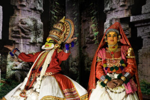 Cochini kathákali táncosok